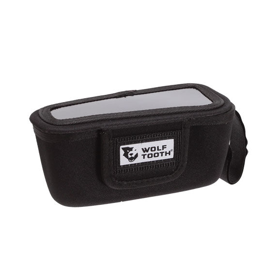 Load image into Gallery viewer, Wolf Tooth Components Mountain BarBag (Left) Black w/Clear Top