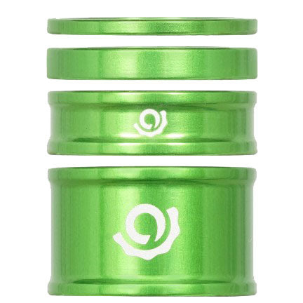 Load image into Gallery viewer, Industry Nine Headset Combo Spacer Kit 1-1/8" Set/4 Lime