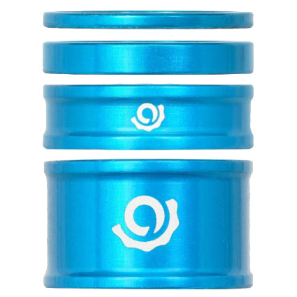 Load image into Gallery viewer, Industry Nine Headset Combo Spacer Kit 1-1/8" Set/4 Turquoise