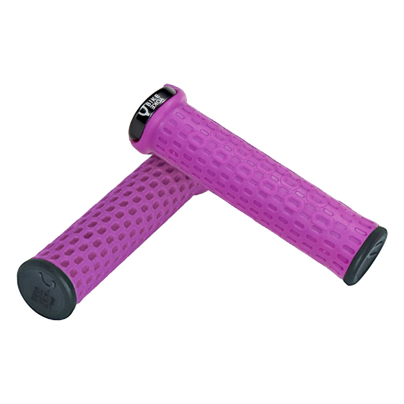 Load image into Gallery viewer, Bike Yoke Grippy Lock-On-Grip 31mm Ltd Ruby