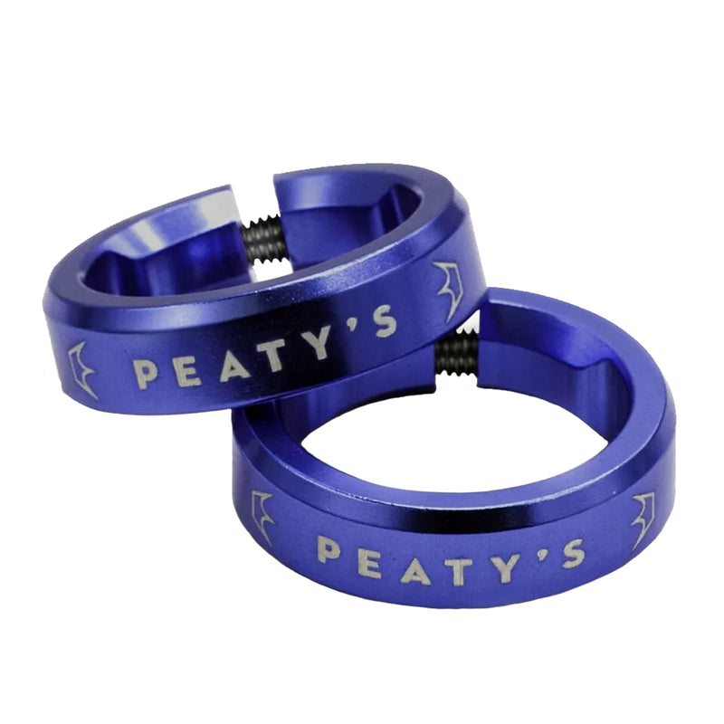 Load image into Gallery viewer, Peaty's Monarch Grip Lockrings Pair Navy