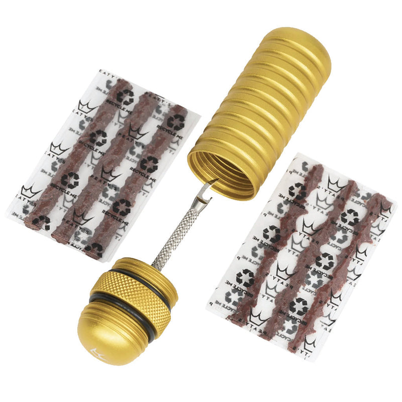 Load image into Gallery viewer, Peaty's Holeshot Tubeless Puncture Plug Tool Gold