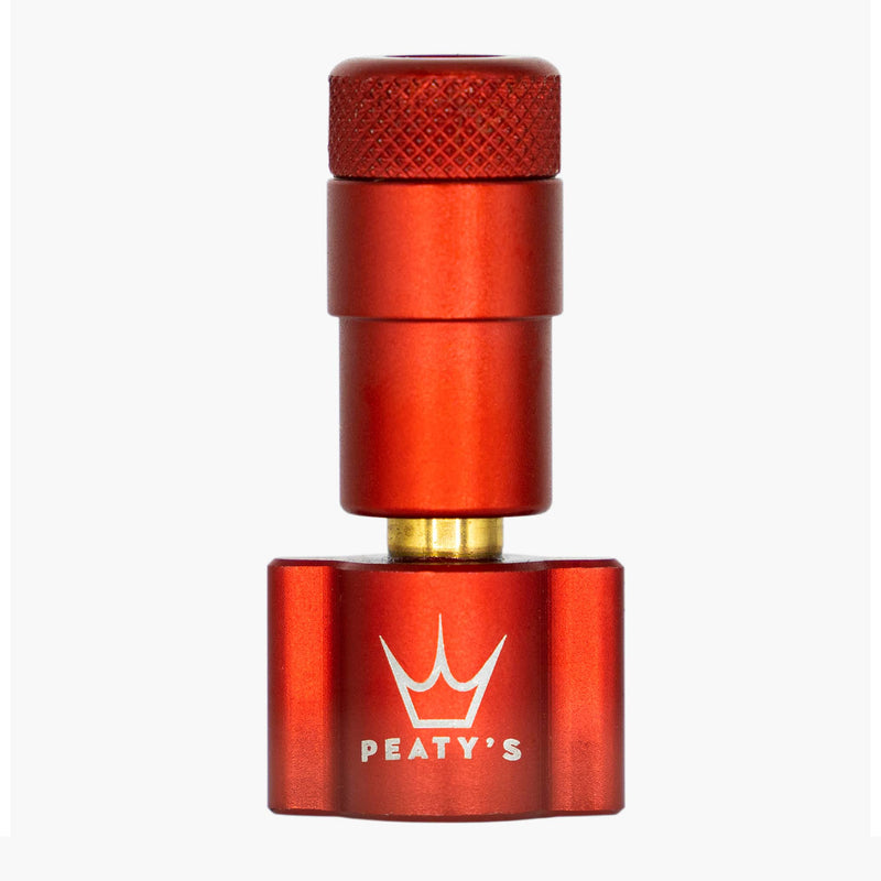 Load image into Gallery viewer, Peaty's Holeshot CO2 Inflator Head Red