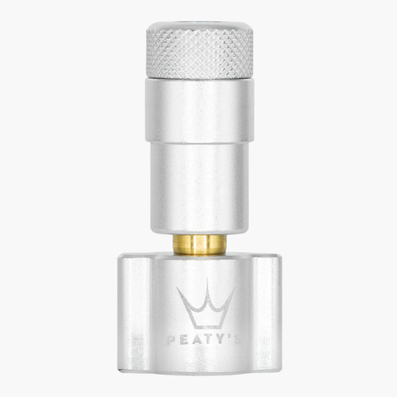 Load image into Gallery viewer, Peaty's Holeshot CO2 Inflator Head Silver
