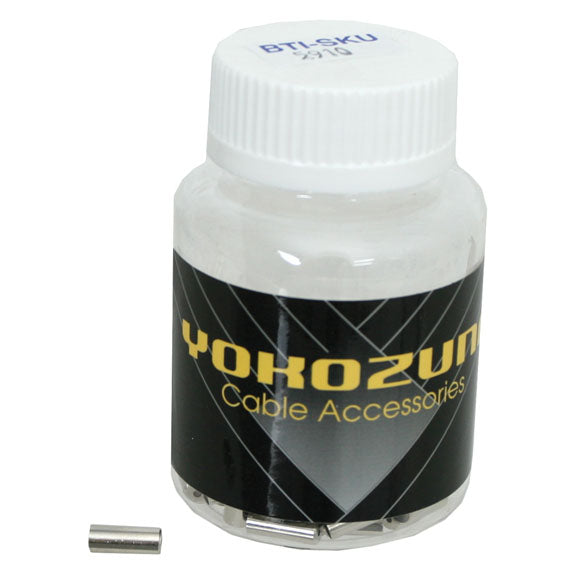 Load image into Gallery viewer, Yokozuna Ferrules 4mm - Chrome 100/Bottle