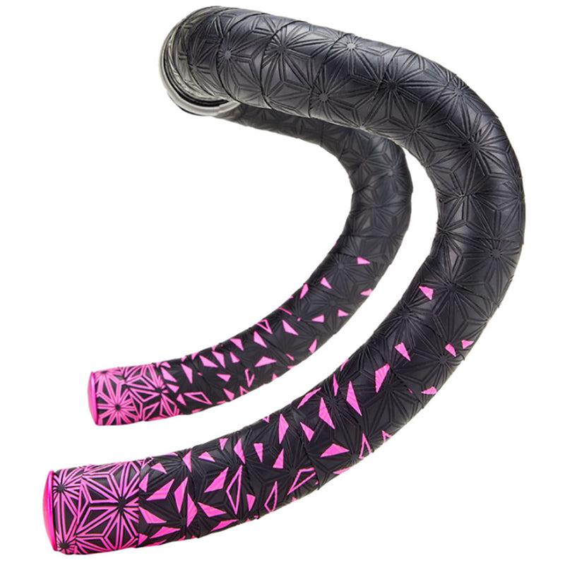 Load image into Gallery viewer, Supacaz Super Sticky Kush Bar Tape Starfade Black and Pink