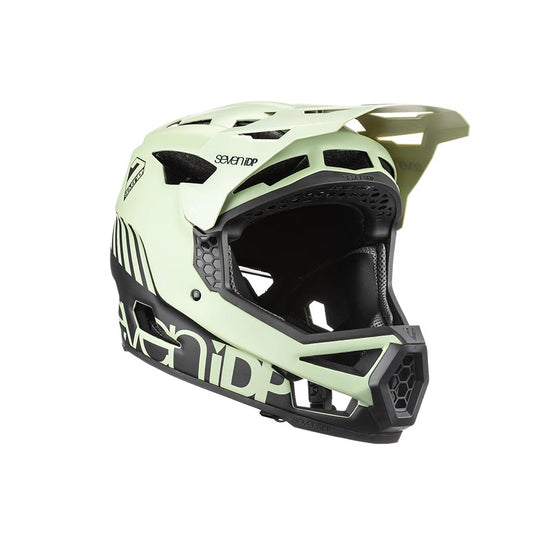 7iDP Project 23 Fiber Glass Full Face Helmet XL 61 - 62cm Glacier Green/Black