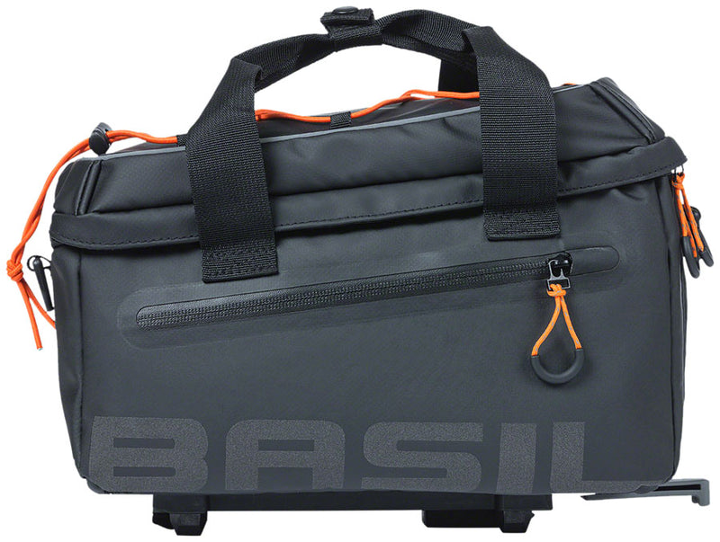 Load image into Gallery viewer, Basil Miles Trunk Bag - 7L MIK Mount  Black/Orange

