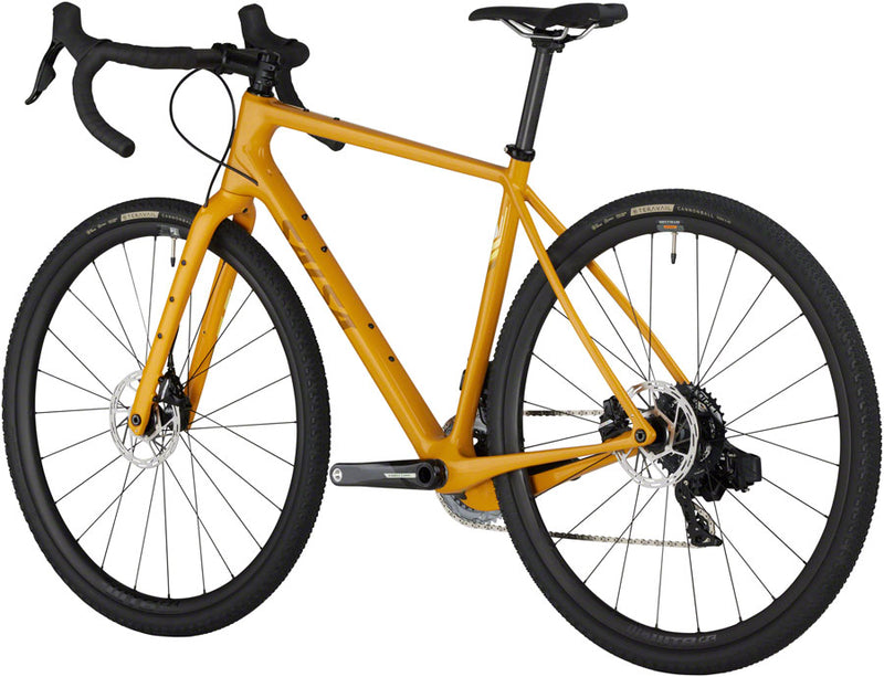 Load image into Gallery viewer, Salsa Warbird C Force AXS Wide Bike - 700c Carbon Mustard Yellow 49cm
