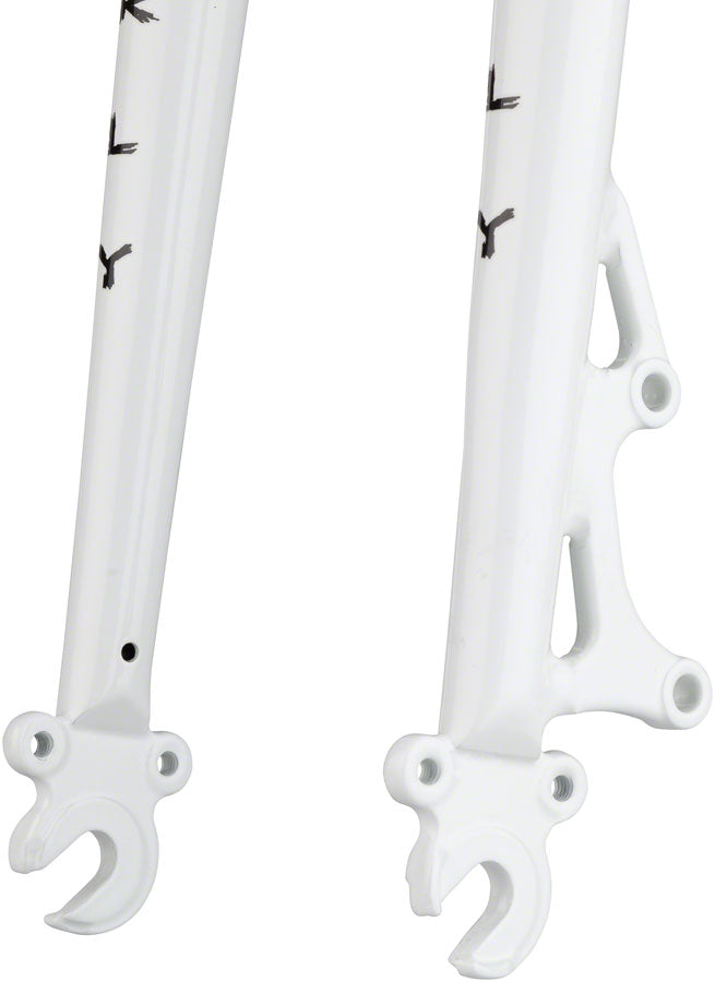 Load image into Gallery viewer, Surly Preamble 700c Fork 9x100mm QR 1-1/8&quot; Straight Steerer Steel Thorfrost White
