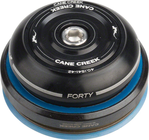 Cane Creek 40 IS42/28.6 IS52/40 Short Cover Headset Black