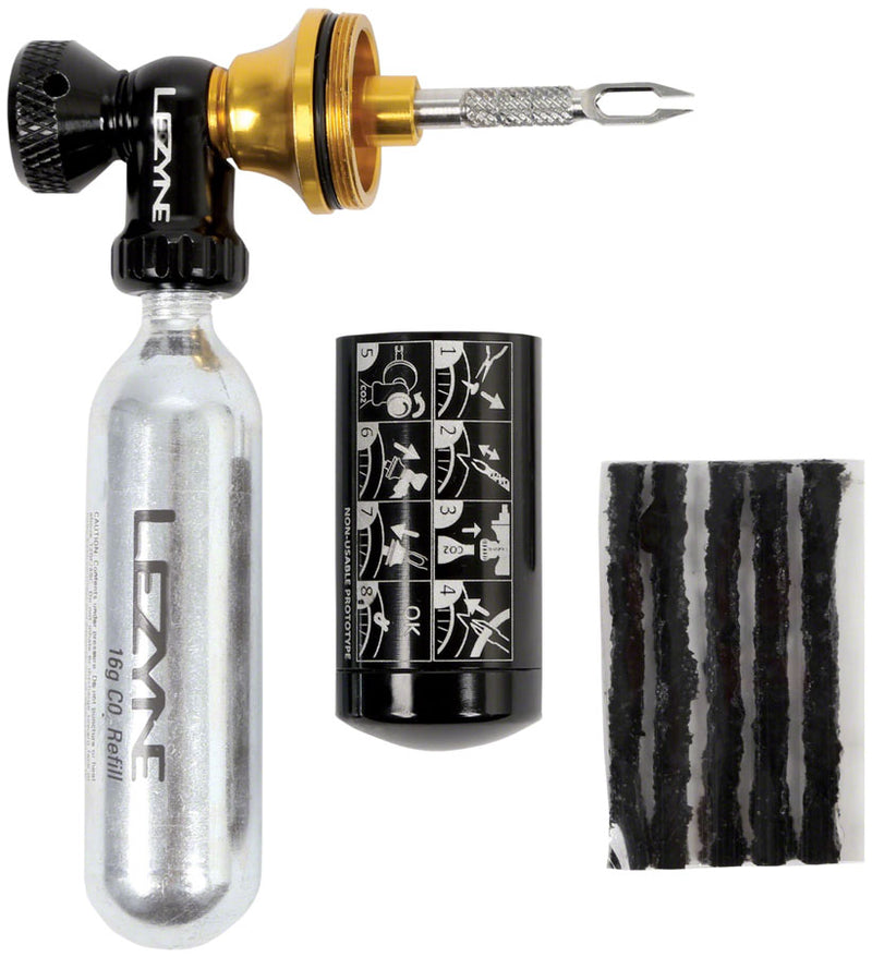 Load image into Gallery viewer, Lezyne CO2 Blaster Inflater and Tubeless Repair Kit with two 20g Cartridges
