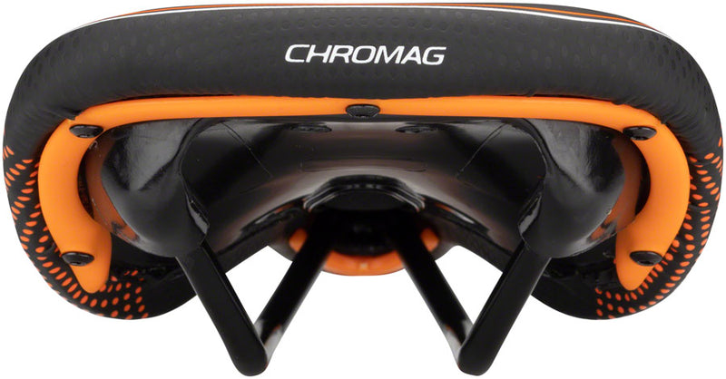 Load image into Gallery viewer, Chromag Trailmaster DT Saddle 280 x 135mm 305g Black/Orange
