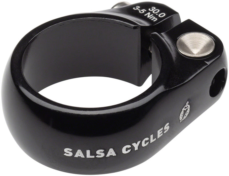 Load image into Gallery viewer, Salsa Lip-Lock Seat Collar 30.0mm Black
