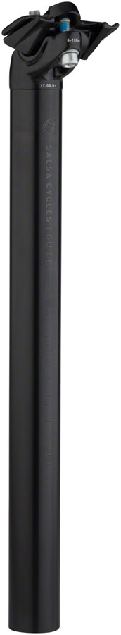 Load image into Gallery viewer, Salsa Guide Deluxe Seatpost 27.2 x 400mm 18mm Offset Black
