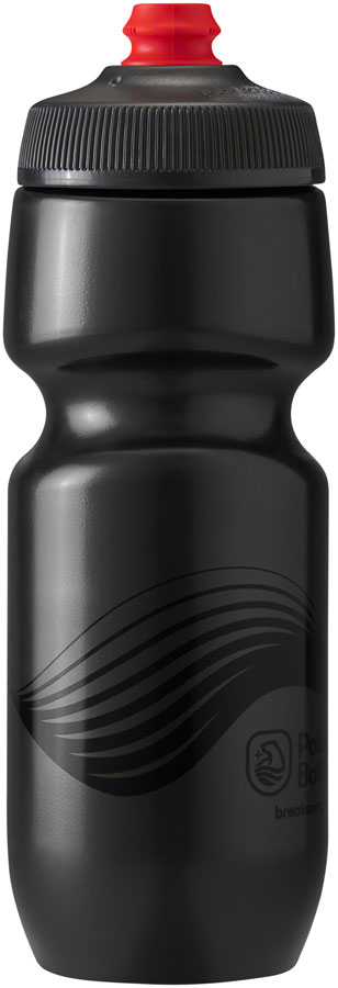 Polar Breakaway Wave Water Bottle 24oz Charcoal/Black