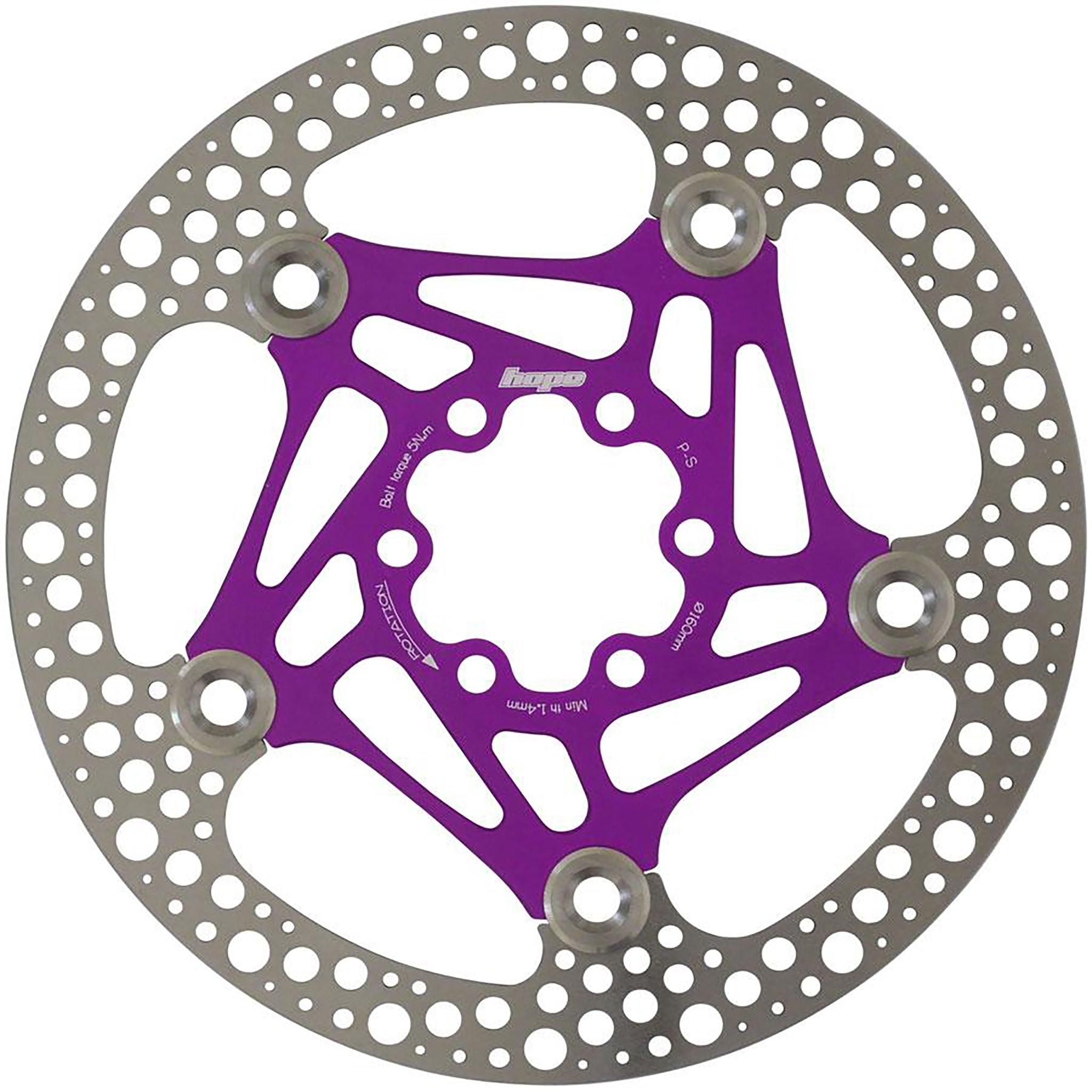 Hope Road Floating Rotor 160mm - Purple – Ride Bicycles