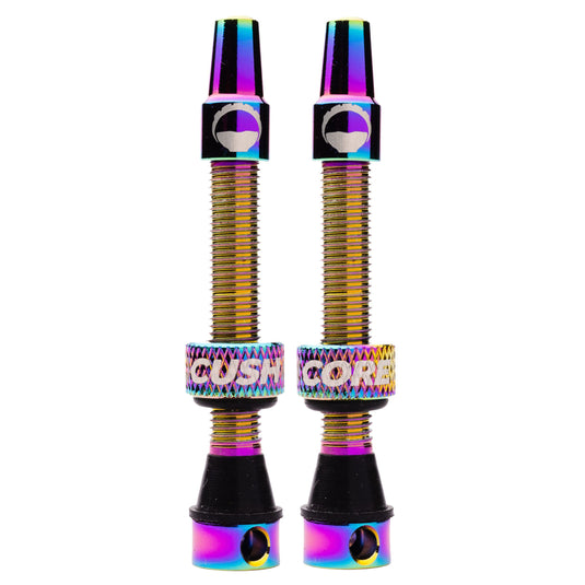 CushCore Tubeless Presta Valve Set - 44mm Oil Slick