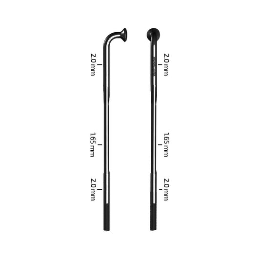 Zipp Sapim D-Light Spokes J-Bend Black 280mm 3pcs