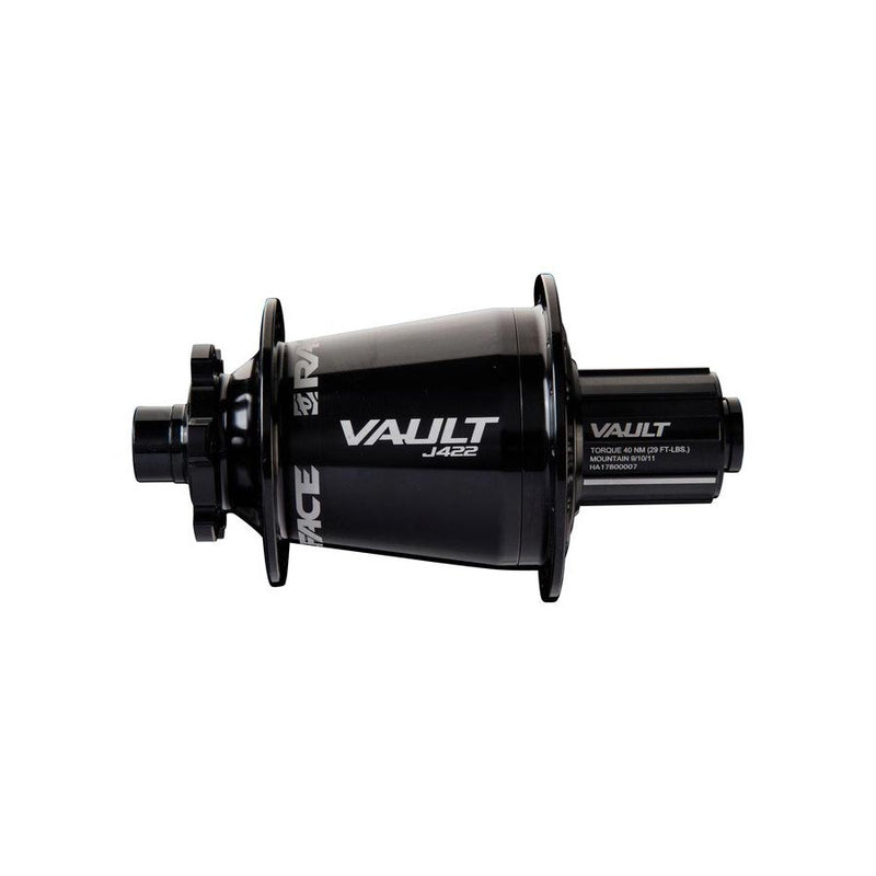 Load image into Gallery viewer, Raceface Vault Disc Hub Rear 32H 12mm TA 148mm J-Bend Shimano Black
