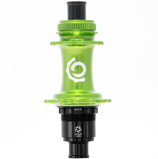 Industry Nine Solix M Classic Rear XD Disc Hub Rear 24H 12mm TA 148mm SRAM XD Lime