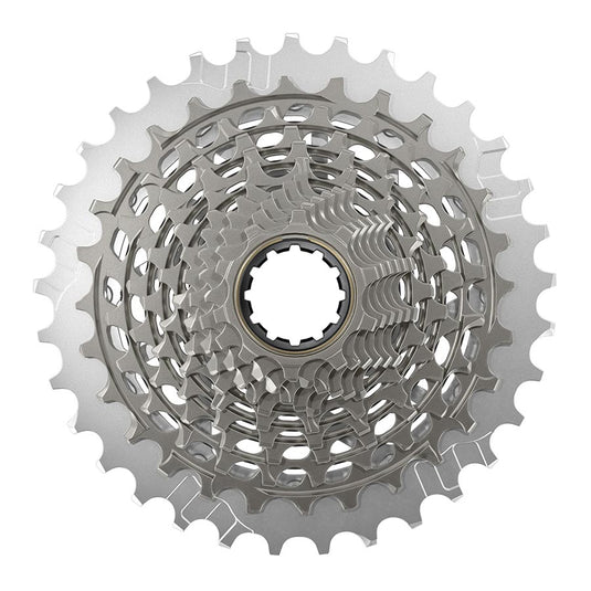 SRAM RED XG-1290 Cassette - 12-Speed 10-33t For XDR Driver Body Silver E1