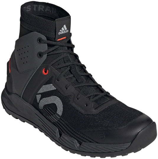 Five Ten Trailcross Mid Pro Flat Shoes - Men's Core BLK / Gray Two / Solar Red 10