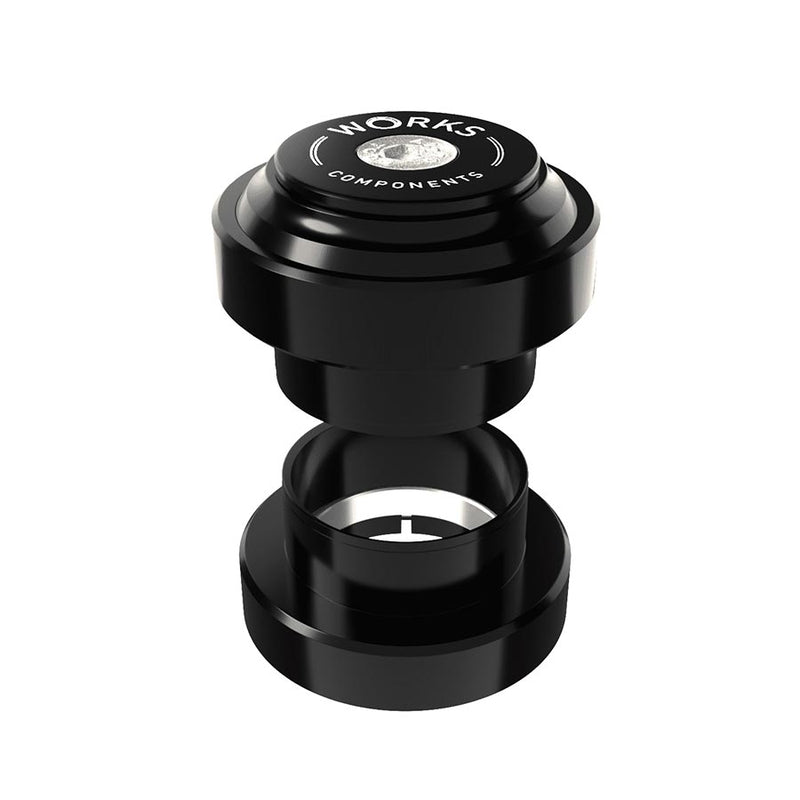 Load image into Gallery viewer, Works Components 1.0 EC34-EC34 Angleset-1 1/8'' Headset : EC34/28.6 | EC34/30 External Threadless Complete Black Set 1 88-96mm
