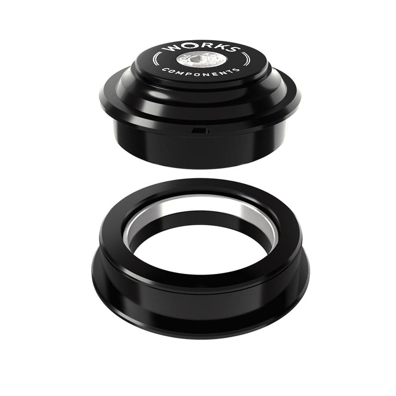 Load image into Gallery viewer, Works Components 1.0 ZS44-ZS56 Angleset Headset : ZS44/28.6 | ZS56/40 ZeroStack Complete Black Set 2 99-112mm-
