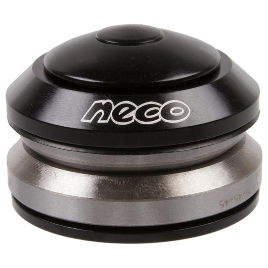 Neco Neco 1 1/8" - 1 1/4" Ahead Headset : IS42/28.6 | IS47/33 Integrated Complete Black