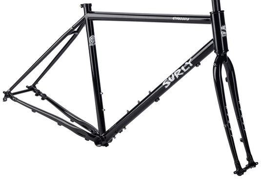 Surly Straggler Frameset - 650b Steel Hi-Viz Black 46cm