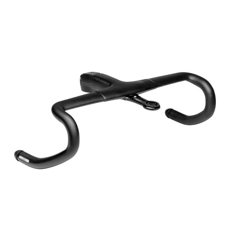 Load image into Gallery viewer, ENVE SES AR Bar/100mm Stem Combo Drop Handlebar Integrated 100mm Stem 380mm Drop: 129mm Reach: 76mm Black
