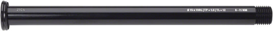 WHISKY No.9 Thru Bolt - 15mm 198mm P1.5 TL12 Black