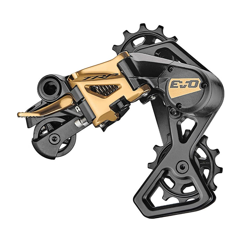 Load image into Gallery viewer, TRP EVO 7 Rear Derailleur Speed: 7 Cage: Short Gold
