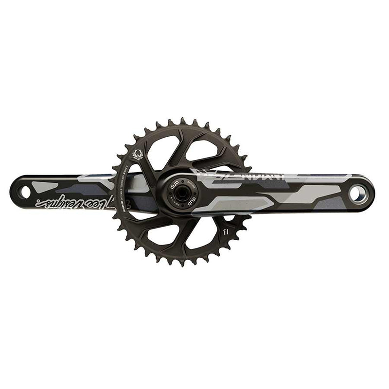 Load image into Gallery viewer, Truvativ Descendant CoLab DH DUB Crankset Spindle: 28.99mm 32 DUB 165mm Black Boost
