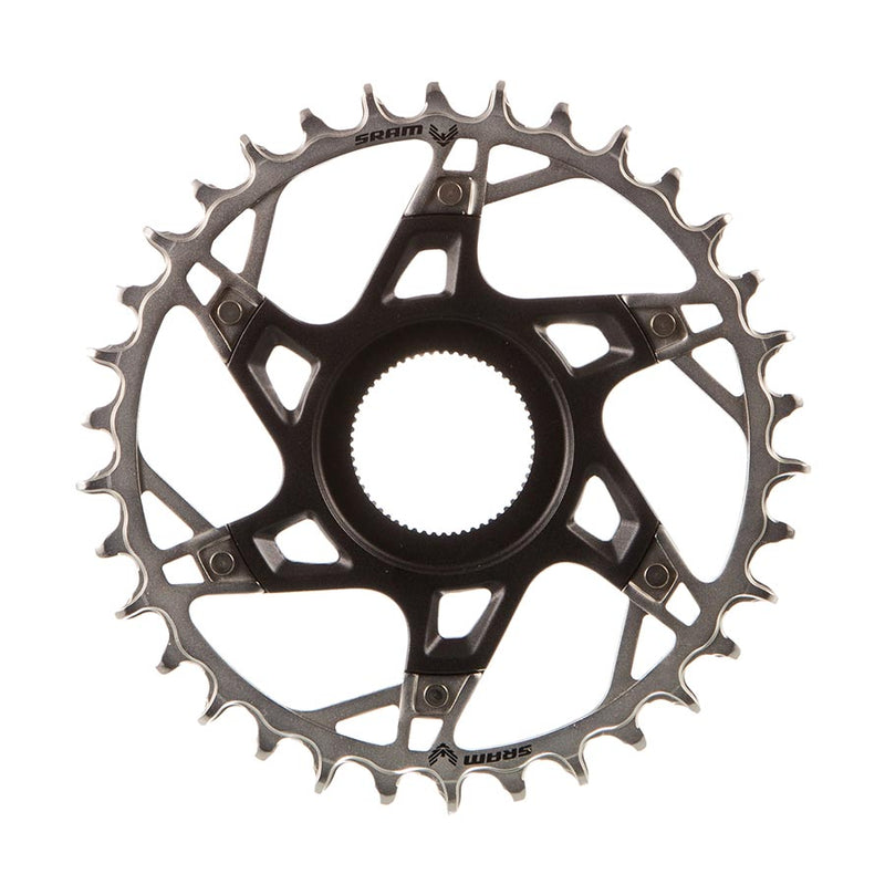 Load image into Gallery viewer, SRAM XX T-Type Fazua Chainring Teeth: 34 Speed: 12 BCD: Direct Mount Aluminum/Steel Silver
