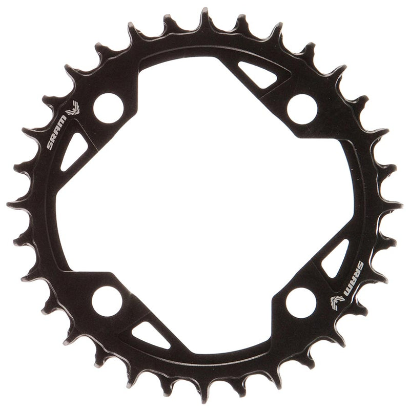 Load image into Gallery viewer, SRAM T-Type Light eMTB Chainring Teeth: 32 Speed: 12 BCD: 94 Bolts: 4 Aluminum Black
