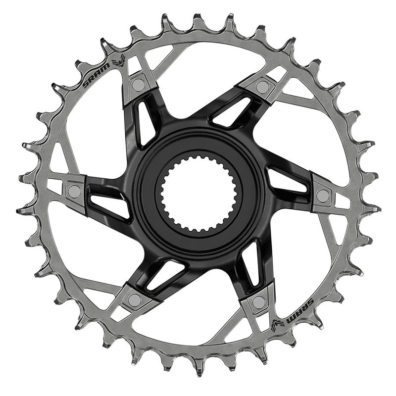 Load image into Gallery viewer, SRAM Bosch DU38 XX T-Type Chainring Teeth: 34 Speed: 12 BCD: Direct Mount Bosch DU38 Steel Black
