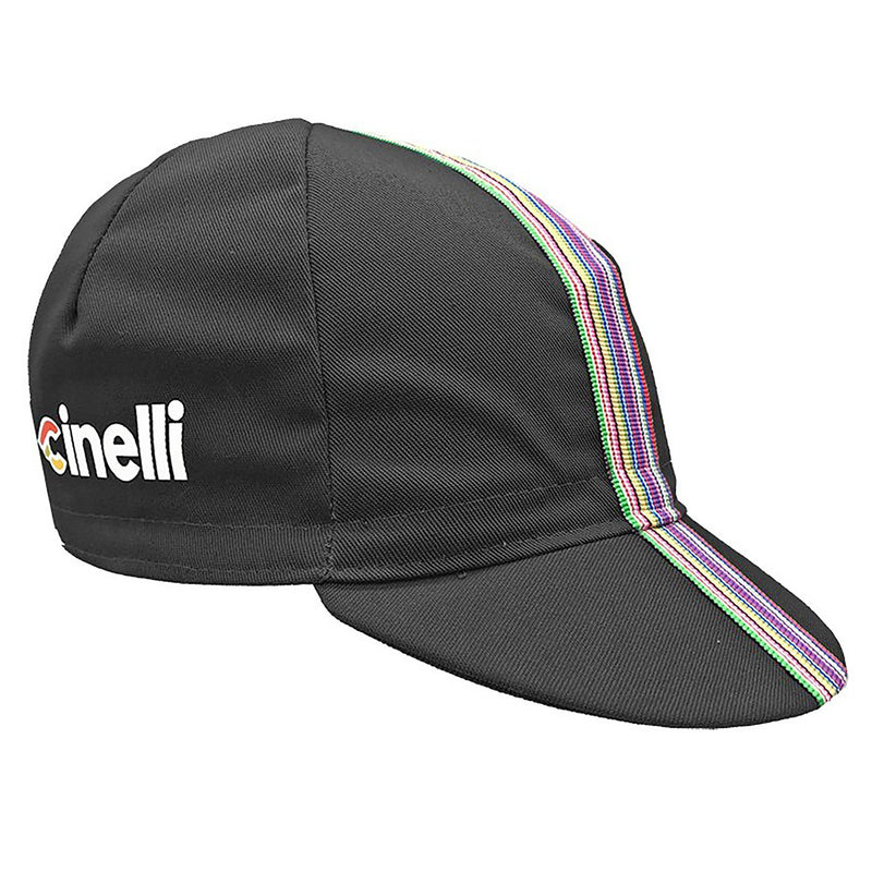 Load image into Gallery viewer, Cinelli Cycling Cap Ciao Black
