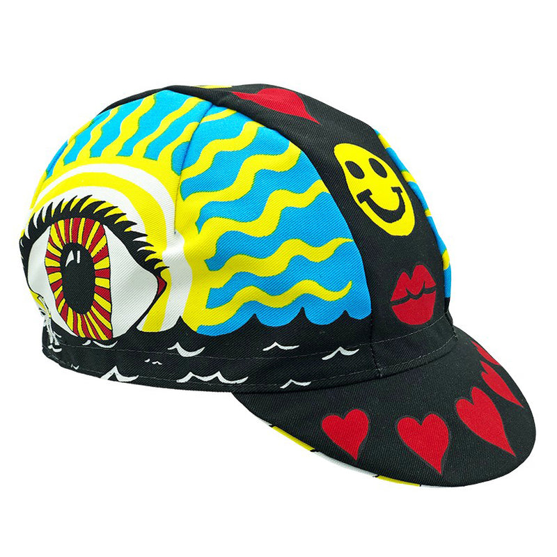 Load image into Gallery viewer, Cinelli Cycling Cap Ana Benaroya Art Eye Of The Storm
