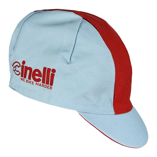 Cinelli Cycling CapWe Bike Harder Red Line