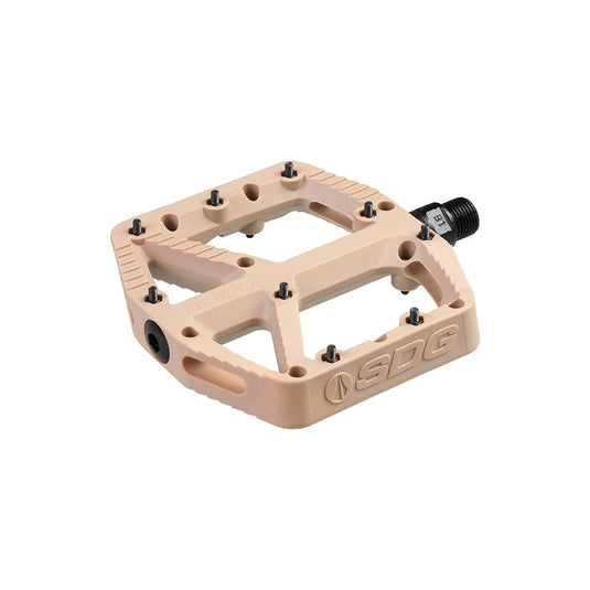SDG Components Comp Platform Pedals Body: Composite Spindle: Cr-Mo 9/16'' Beige Pair