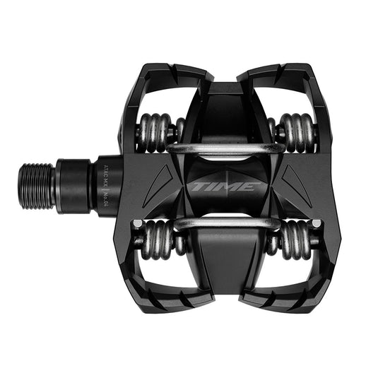 Time MX 4 Pedals - Dual Sided Clipless with Platform Aluminum 9/16" Black B1