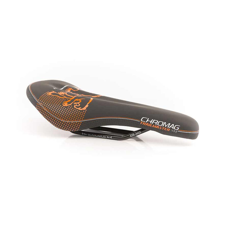 Load image into Gallery viewer, Chromag Trailmaster DT Saddle 280 x 135mm 305g Black/Orange
