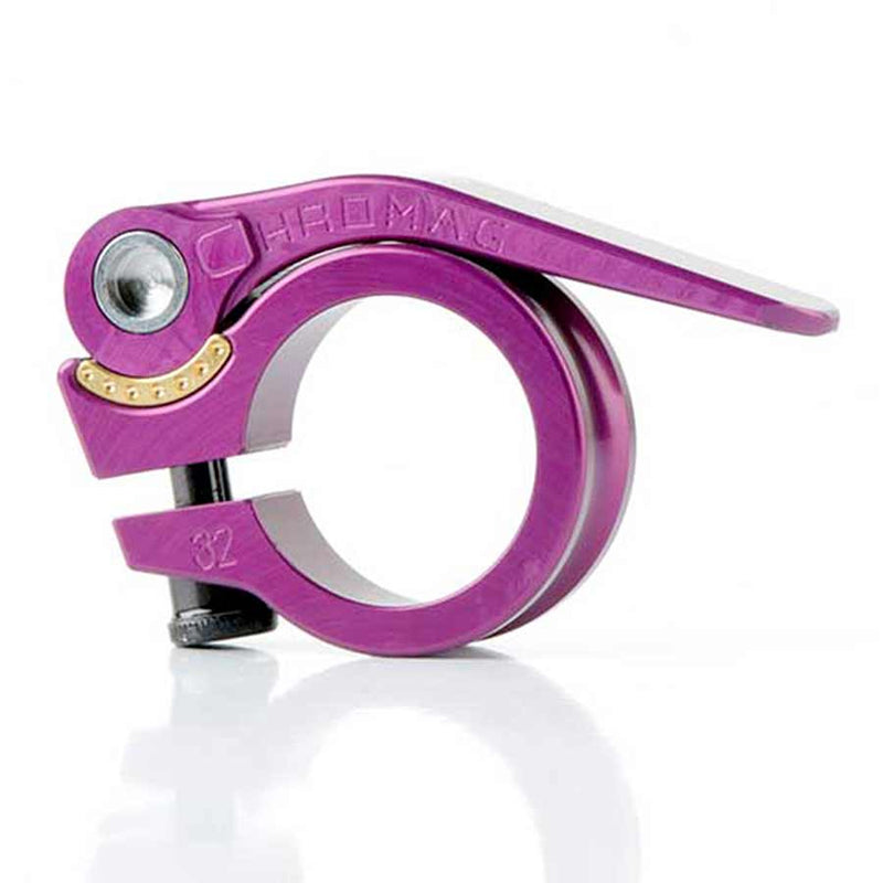 Load image into Gallery viewer, Chromag Seatpost clamp with QR 35mm Purple
