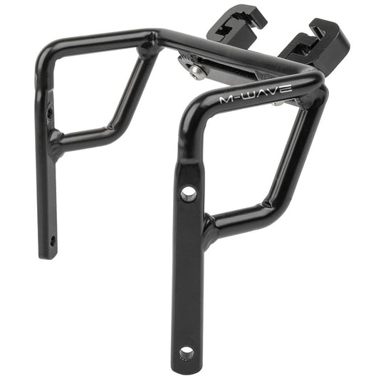 M-Wave Ada S III Bottle Cage Mount Mounts on the seat rails and allows the installation of 2 bottle cages while still allowing the use of a seat bag