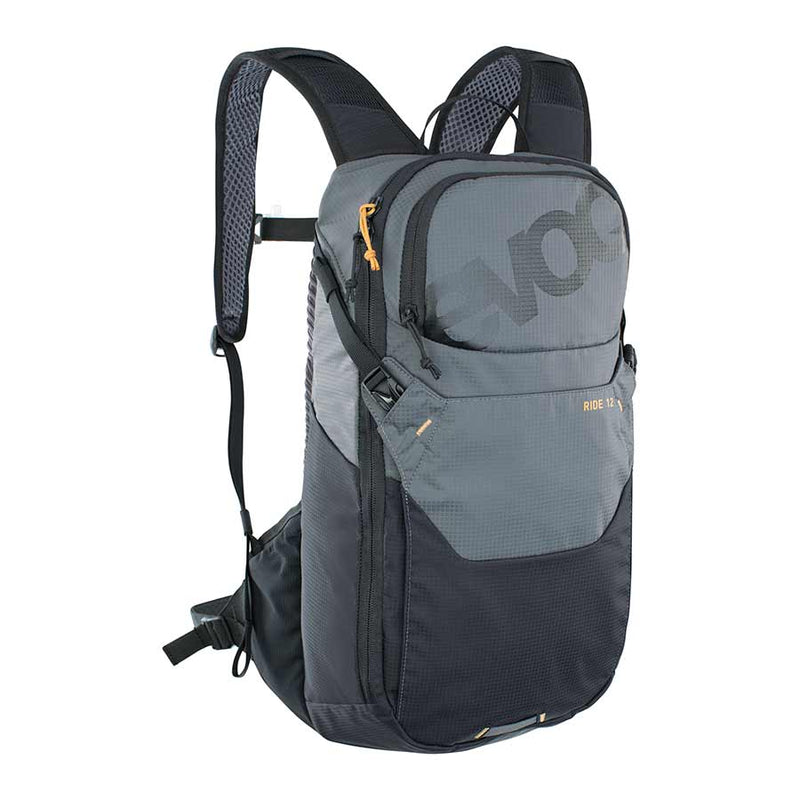 Load image into Gallery viewer, EVOC Ride 12 Hydration Bag Volume: 12L Bladder: Included (2L) Carbon/Grey
