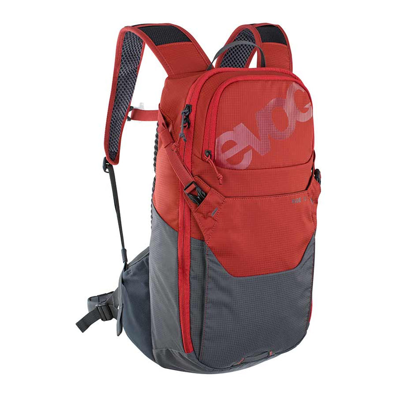 Load image into Gallery viewer, EVOC Ride 12 Hydration Bag Volume: 12L Bladder: Included (2L) Chili Red/Carbon Grey
