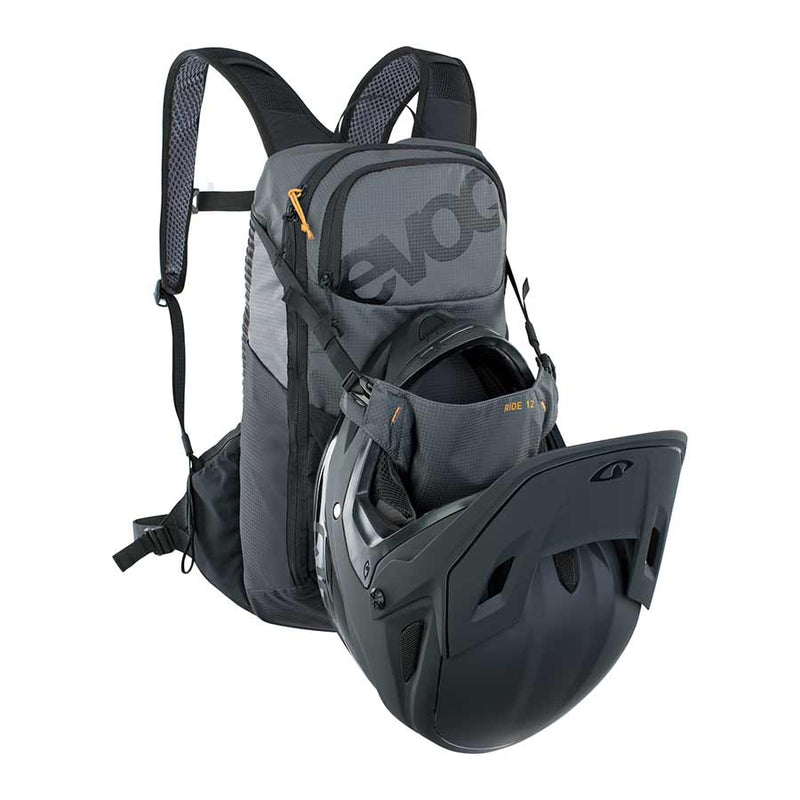 Load image into Gallery viewer, EVOC Ride 12 Hydration Bag Volume: 12L Bladder: Not included Carbon/Grey
