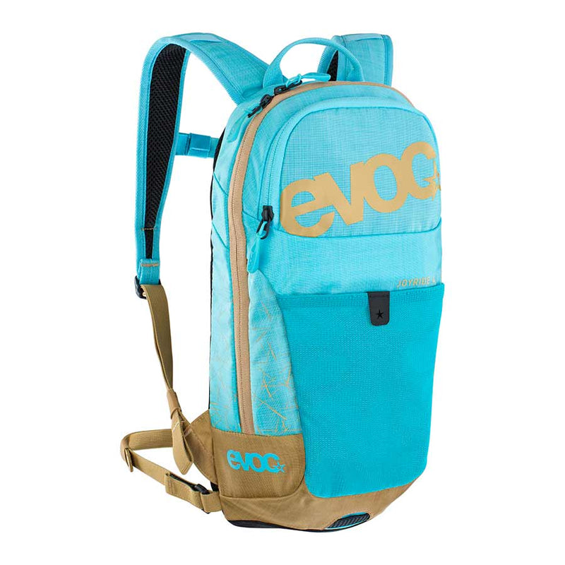 Load image into Gallery viewer, EVOC Joyride 4 Hydration Bag Volume: 4L Bladder: Not included Neon Blue/Gold
